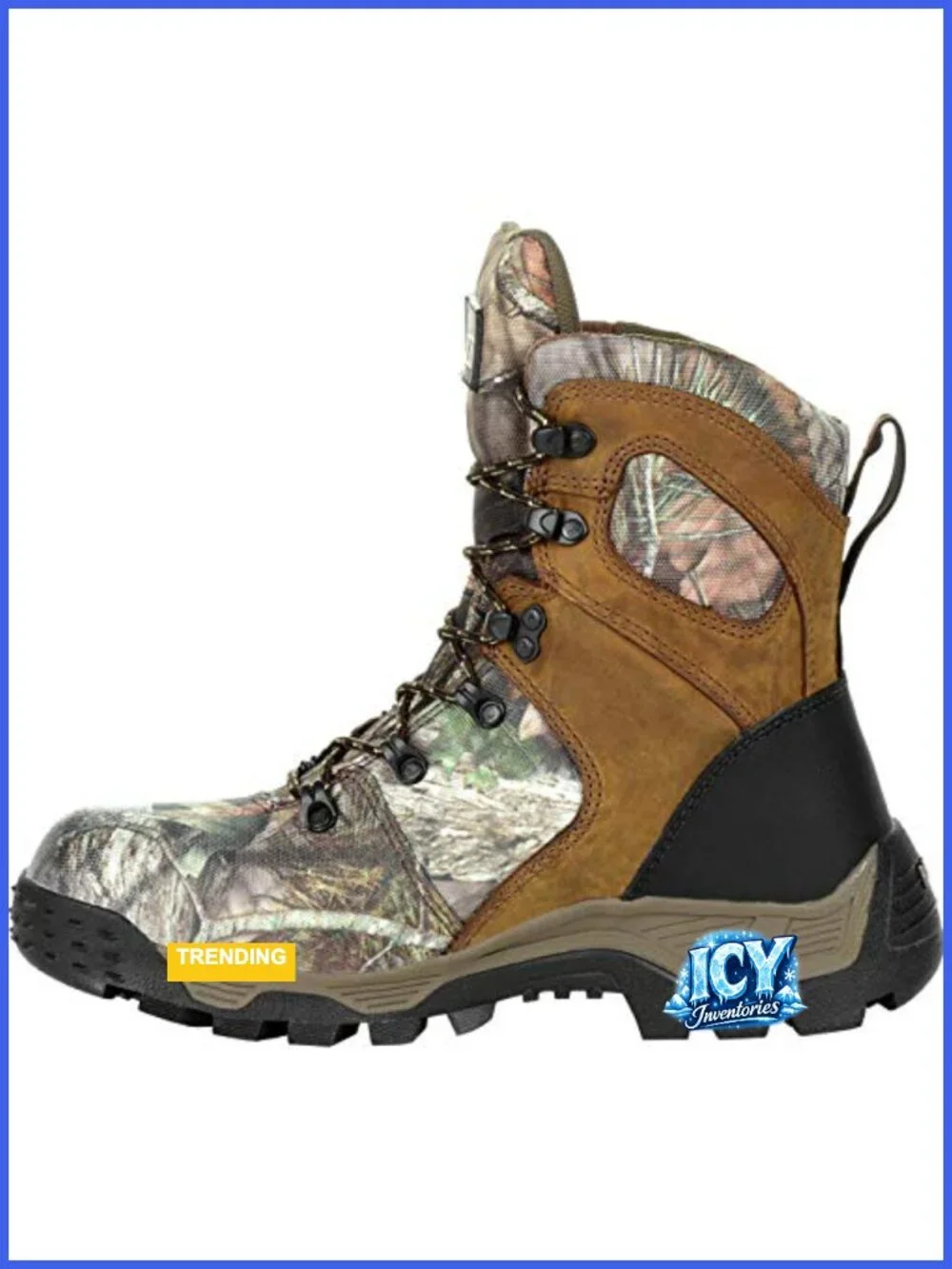 Waterproof Pull-On Snake Boots with Leather Upper